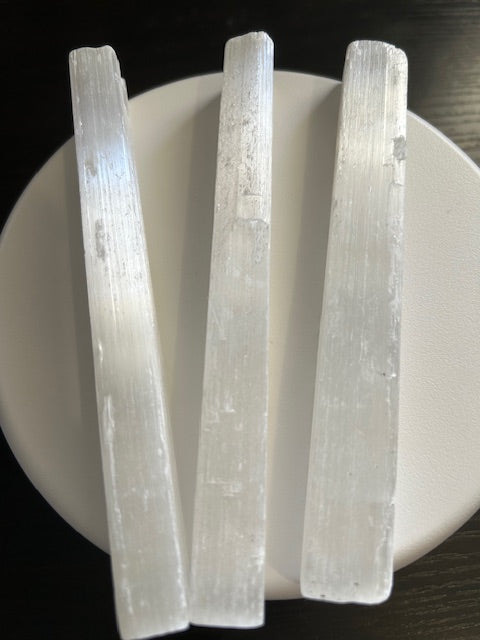 Selenite wands- Raw 6"