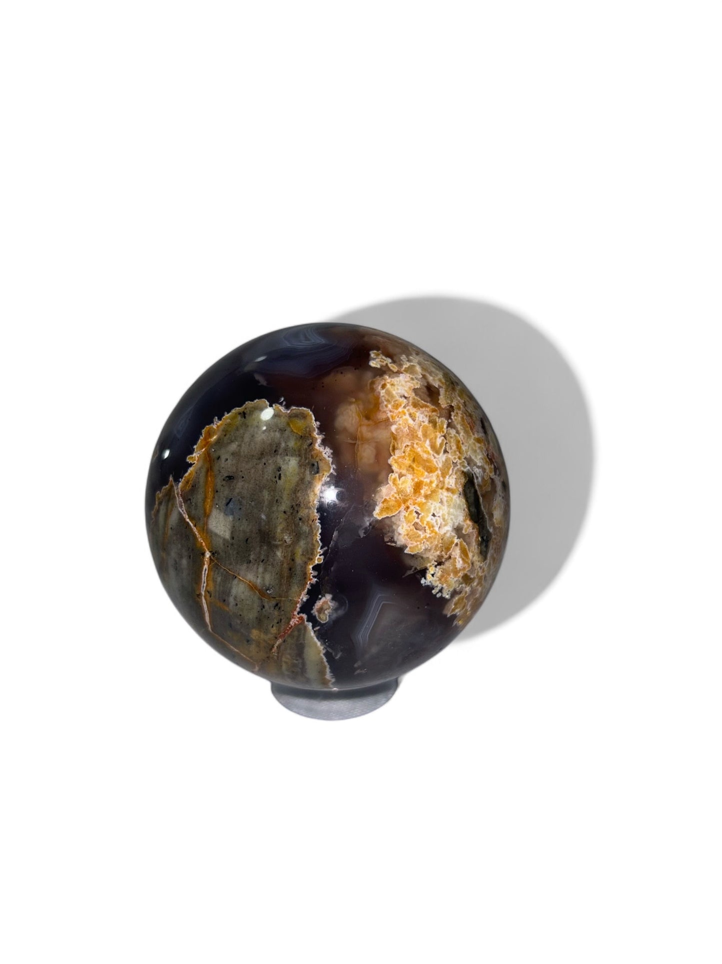 "Earth" Agate Sphere - XL