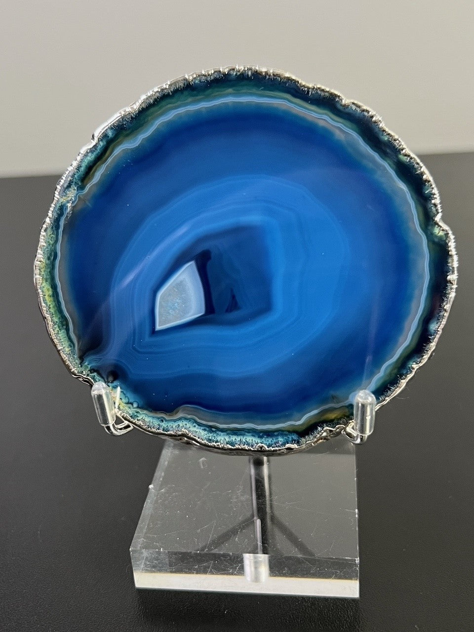 Blue Agate Slab/Coaster