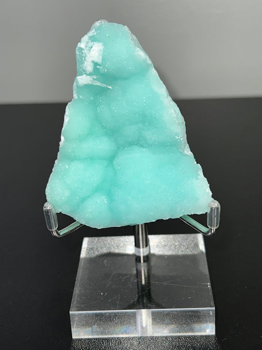 High Grade Blue Aragonite with needling - Triangle